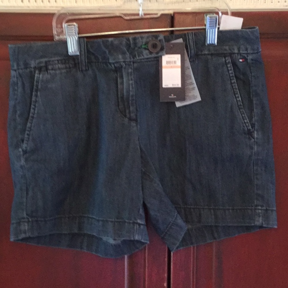 Tommy Hilfiger Lightweight Denim Shorts Size 2 NWT